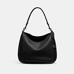 COACH CC435 Cary Shoulder Bag PEWTER/BLACK