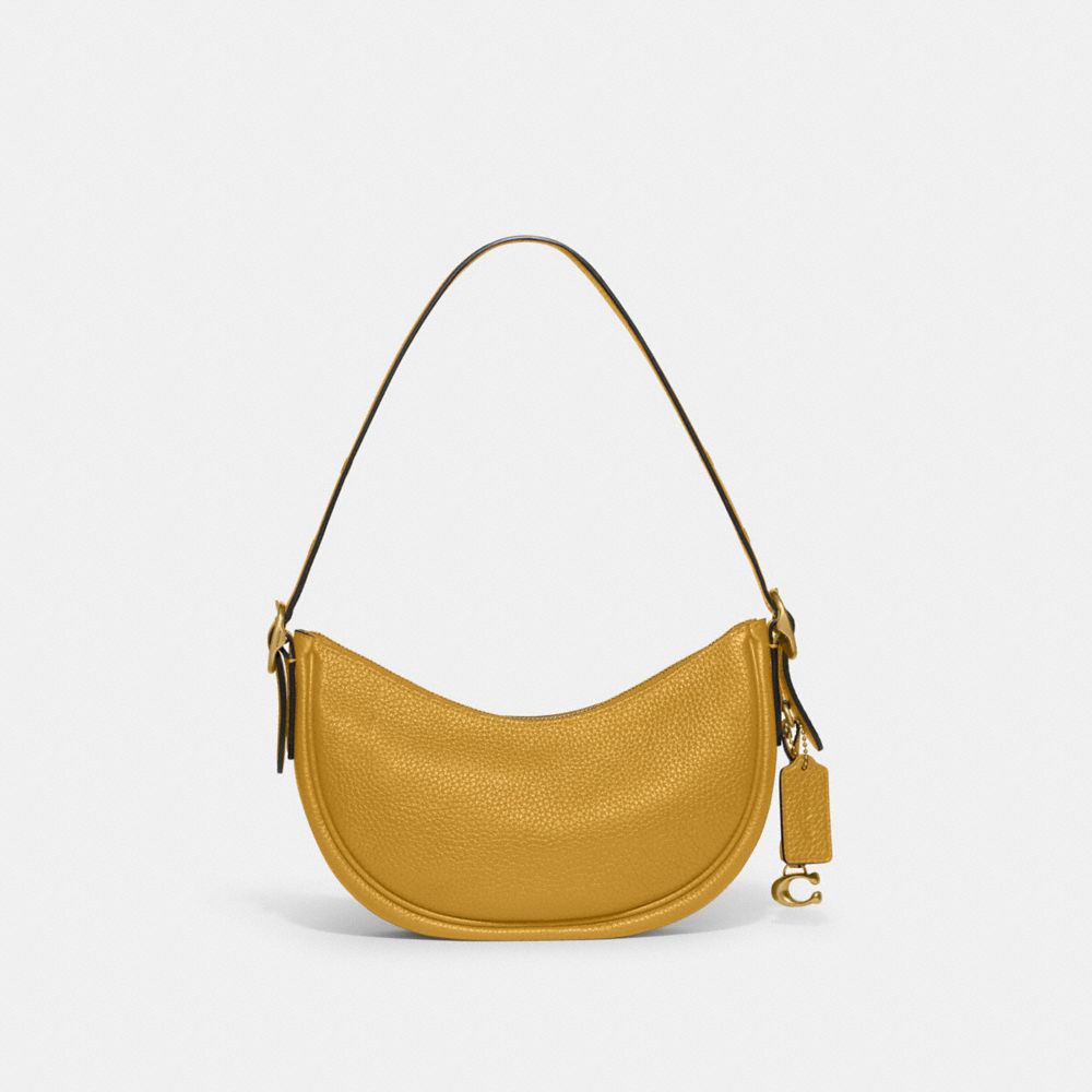 COACH CC439 Luna Shoulder Bag BRASS/YELLOW GOLD