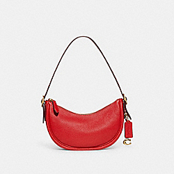 Luna Shoulder Bag - CC439 - Brass/Sport Red