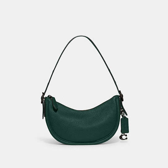 CC439 - Luna Shoulder Bag Pewter/Forest