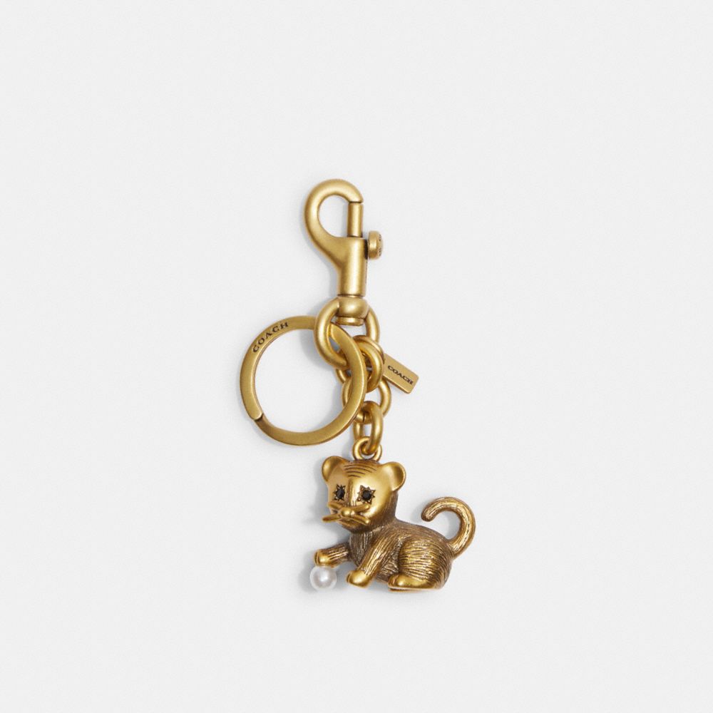 Creatures Kitten Bag Charm - CC569 - Gold/Multi