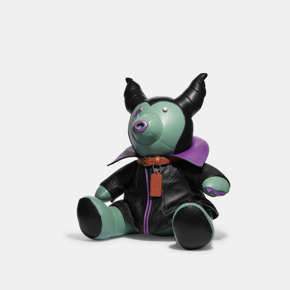 Disney X Coach Maleficent Collectible Bear - CC572 - Gunmetal/Multi