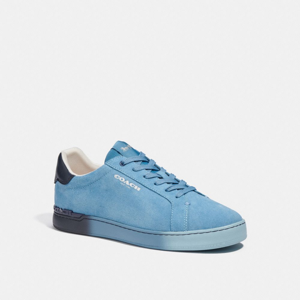 COACH CC723 Clip Low Top Sneaker MIDNIGHT NAVY/PACIFIC BLUE