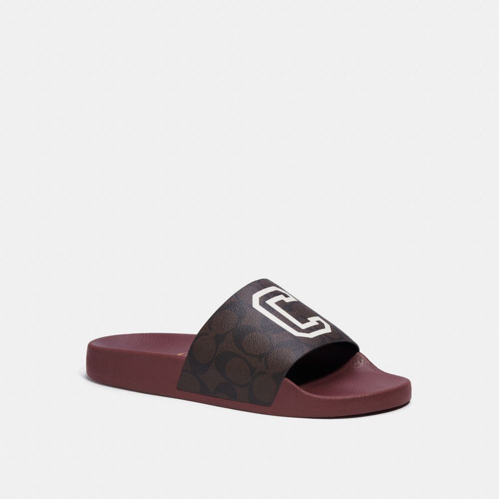 Slide In Signature Canvas With Varsity - CC768 - Mahogany brown