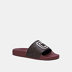 Slide In Signature Canvas With Varsity - CC768 - Mahogany brown