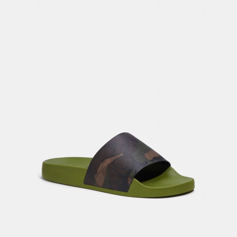 Slide In Signature Canvas With Camo Print - CC770 - Camo Green