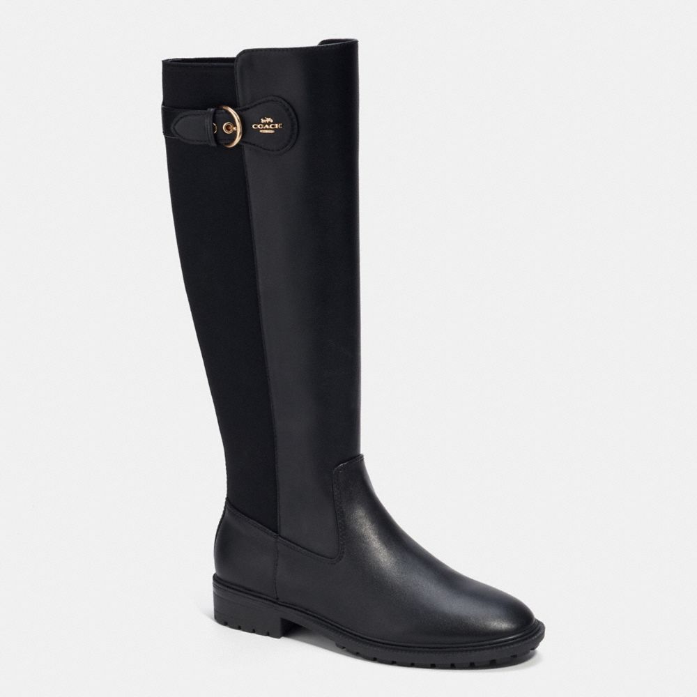 COACH CC771 Franklin Riding Boot Black