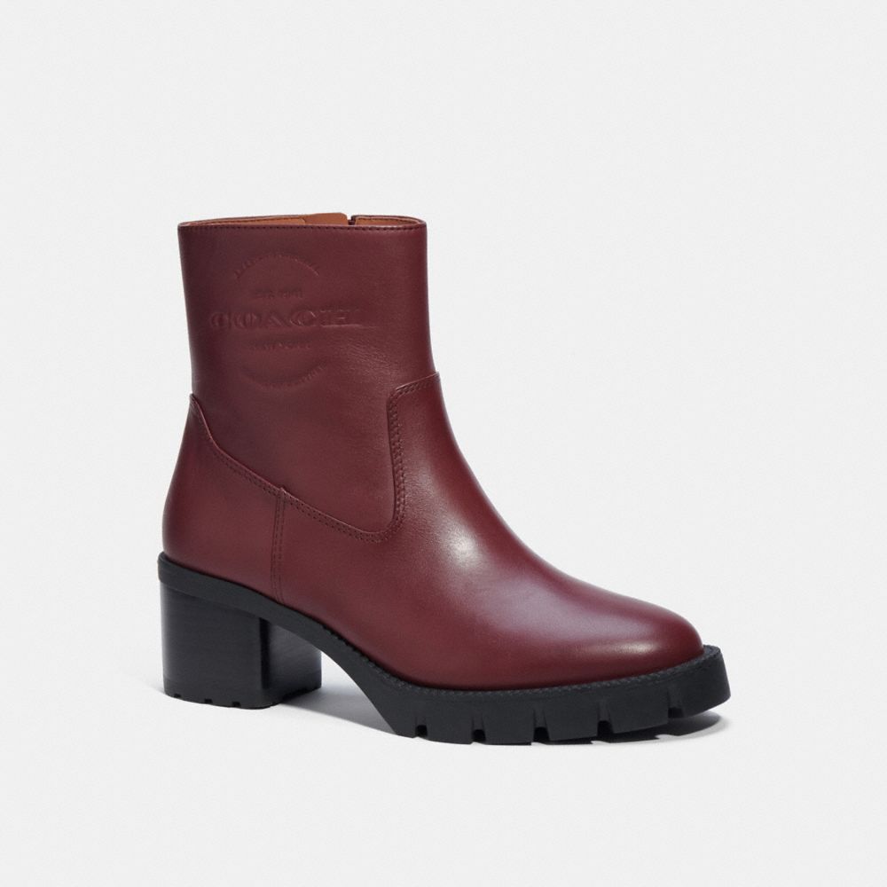 COACH CC774 Corinna Bootie WINE