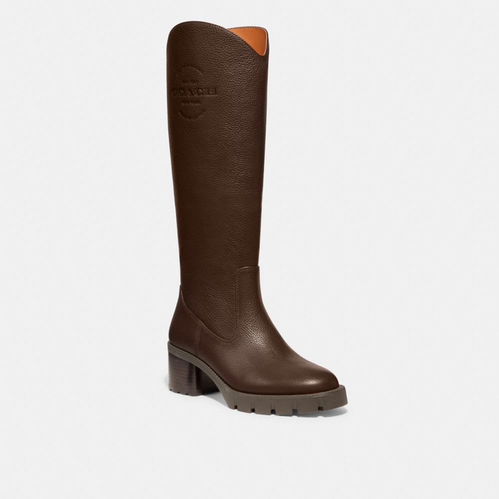 COACH CC782 Ciara Boot WALNUT BROWN