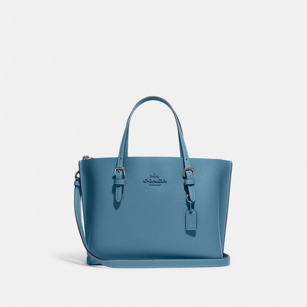 COACH CC789 Mollie Tote 25 SV/PACIFIC BLUE