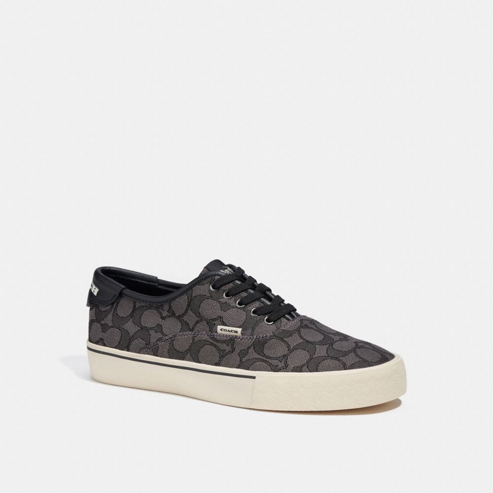 CC822 - Skate Lace Up Sneaker In Signature Jacquard Black