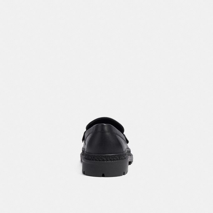 COACH Official Site Official page | LOAFER WITH SIGNATURE JACQUARD 