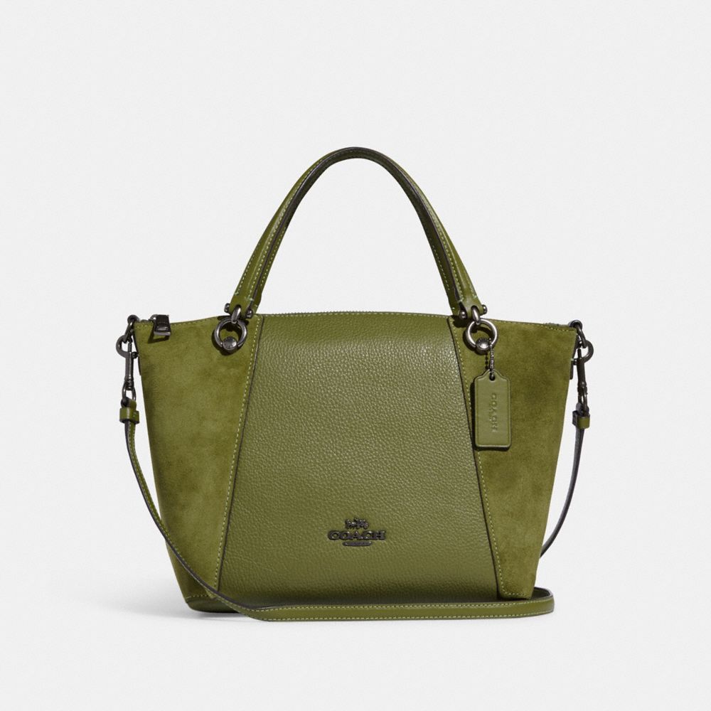 COACH CC838 Kacey Satchel QB/OLIVE GREEN