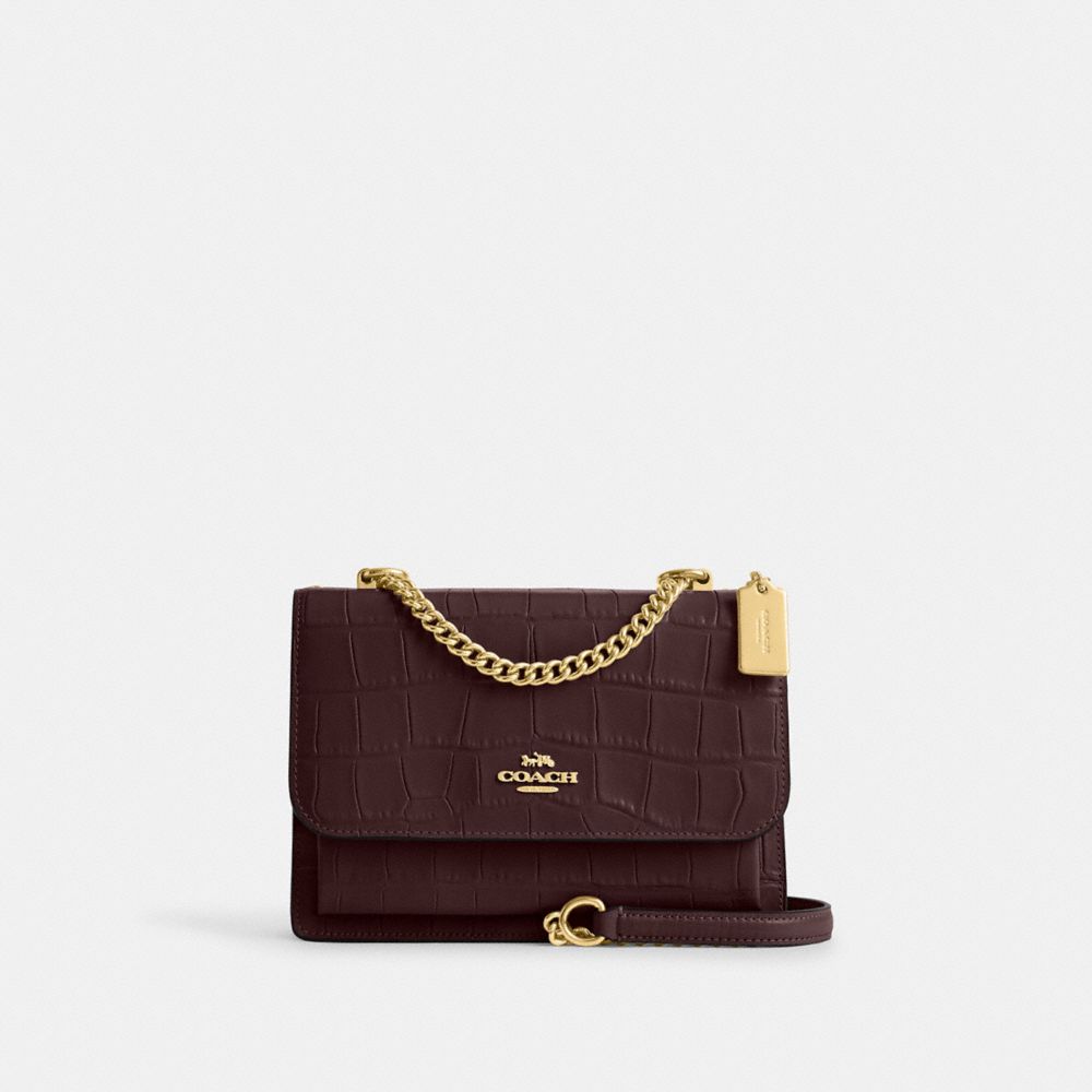 Klare Crossbody Bag - CC840 - Gold/Merlot