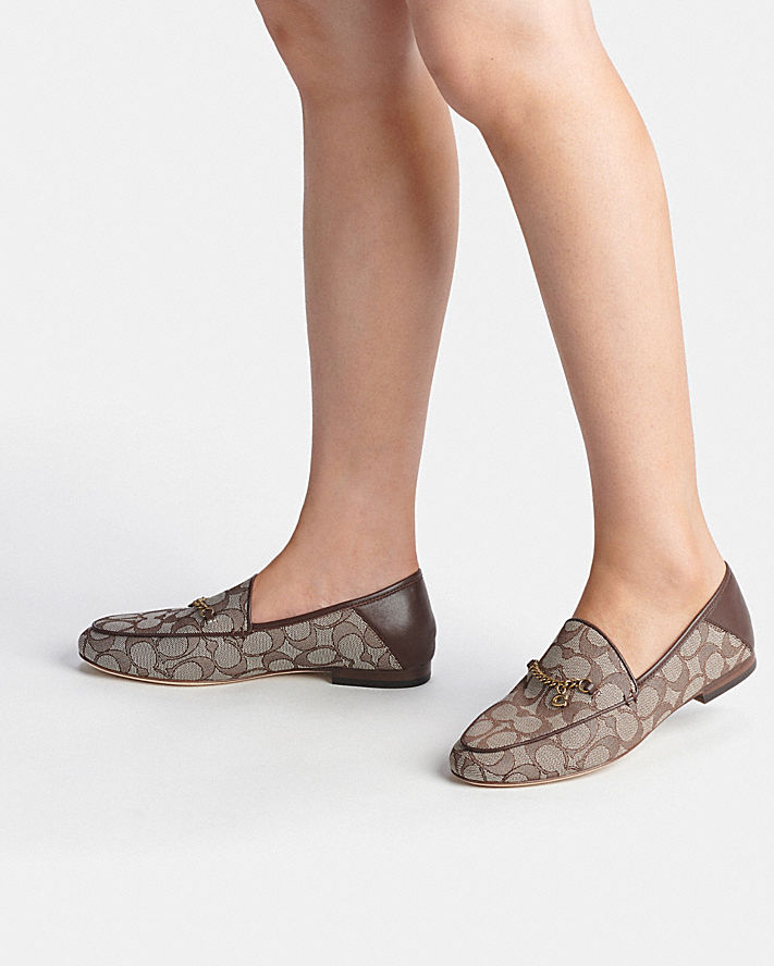HANNA LOAFER IN SIGNATURE JACQUARD