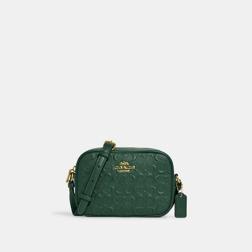 COACH CC943 Mini Jamie Camera Bag In Signature Leather IM/EVERGLADE