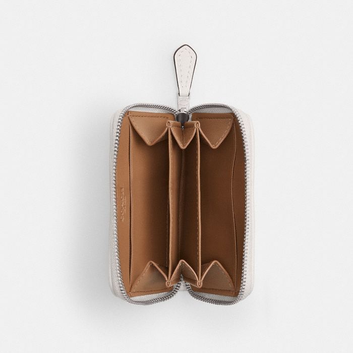 SIGNATURE JACQUARD ESSENTIAL SMALL ZIP AROUND CARD CASE