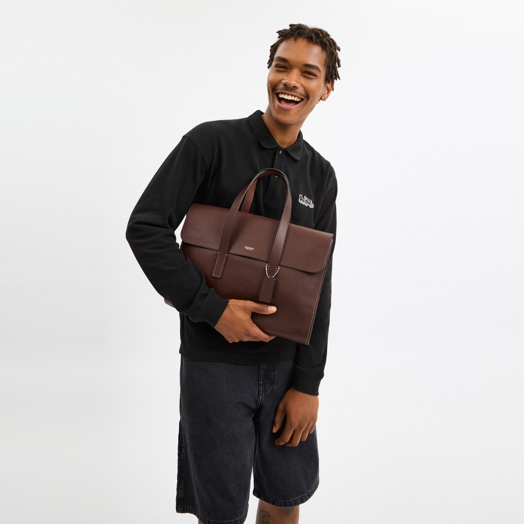 FLATIRON 公事包| COACH 官方網站Official page
