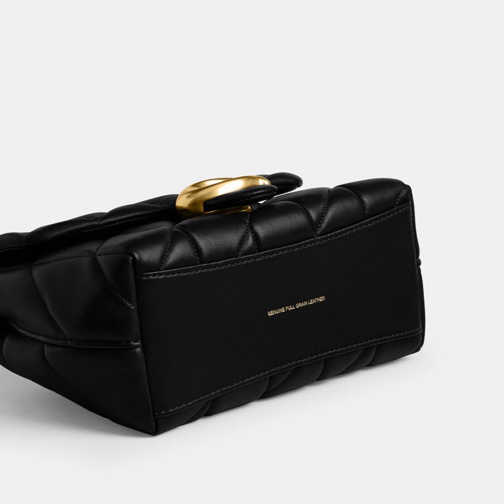 絎縫TABBY頂部手提把手包