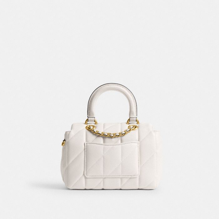 TABBY TOP HANDLE BAG WITH QUILTING