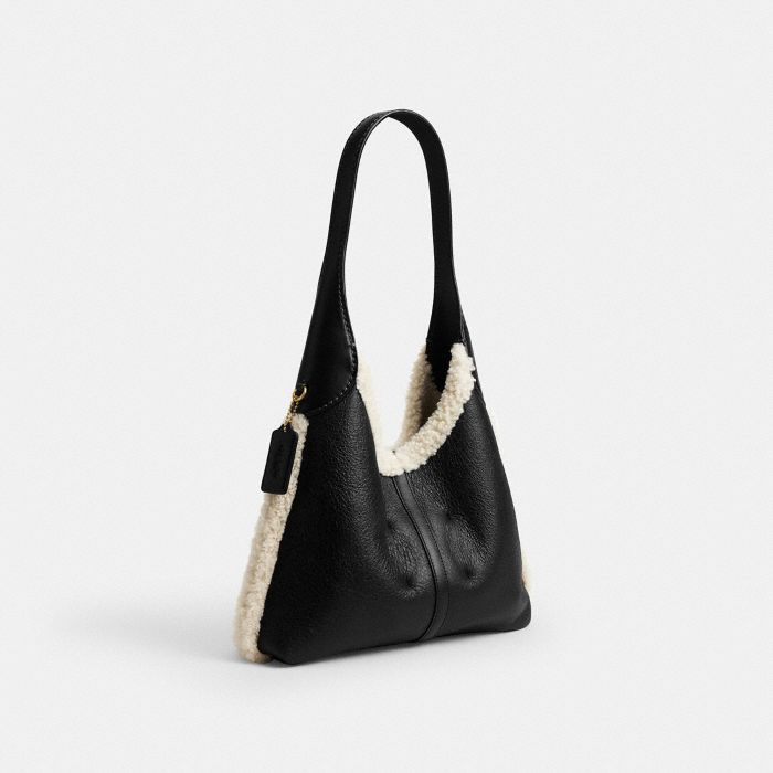BROOKLYN SHOULDER BAG 28 IN SHEARLING