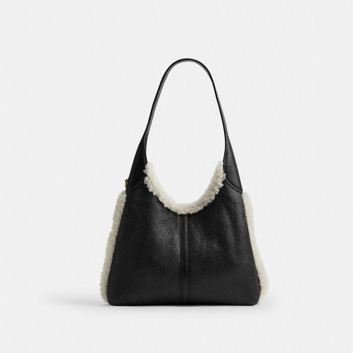 BROOKLYN SHOULDER BAG 28 IN SHEARLING