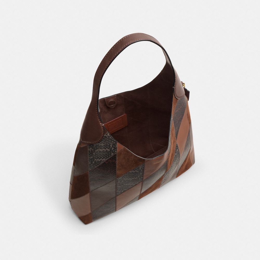 BROOKLYN SHOULDER BAG 39 WITH SNAKESKIN PATCHWORK