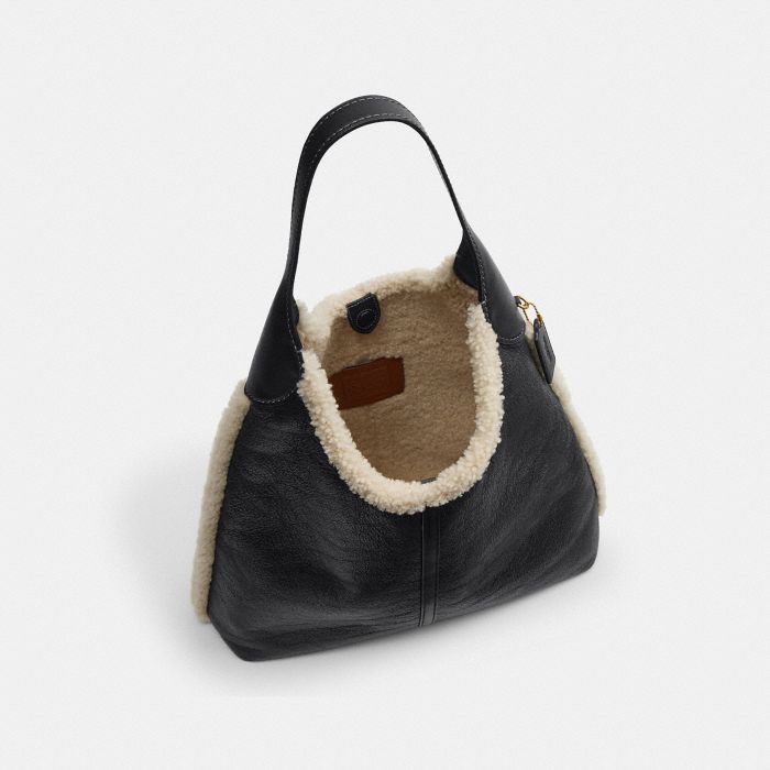 BROOKLYN SHOULDER BAG 39 IN SHEARLING