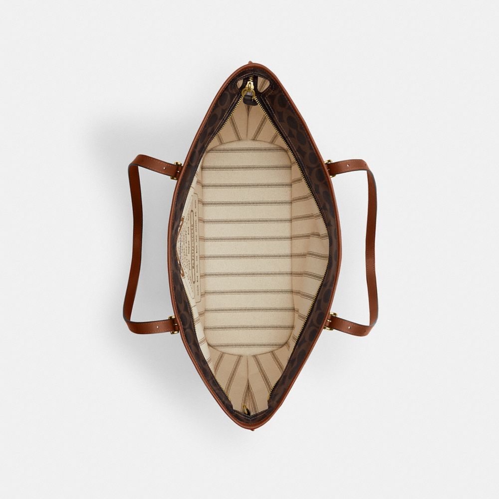 TAXI 經典 SIGNATURE 帆布托特手袋