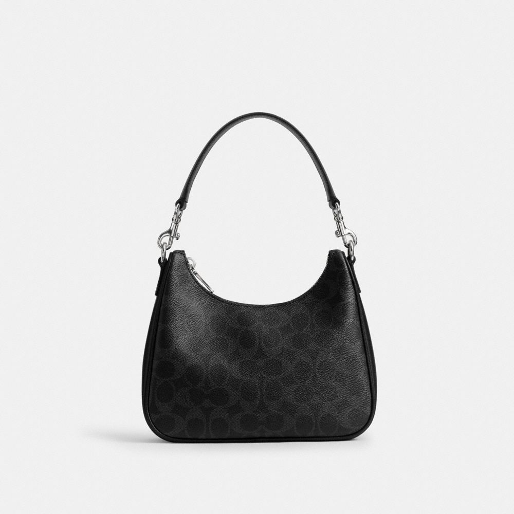 NOLAN HOBO BAG IN SIGNATURE CANVAS