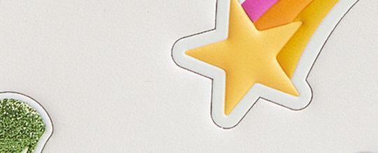 ESSENTIAL 貼紙印花摺疊皮夾