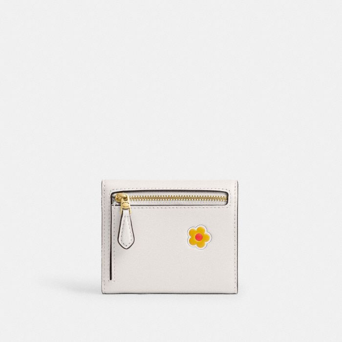 MILA SMALL FLAP WALLET WITH STICKER PRINT
