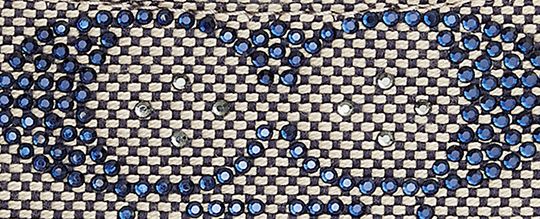 ESSENTIAL CARD CASE IN CRYSTAL SIGNATURE JACQUARD