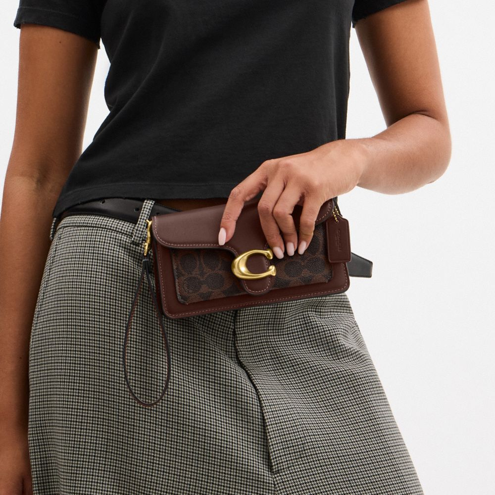 TABBY 19 經典 SIGNATURE 帆布鏈條斜背手袋