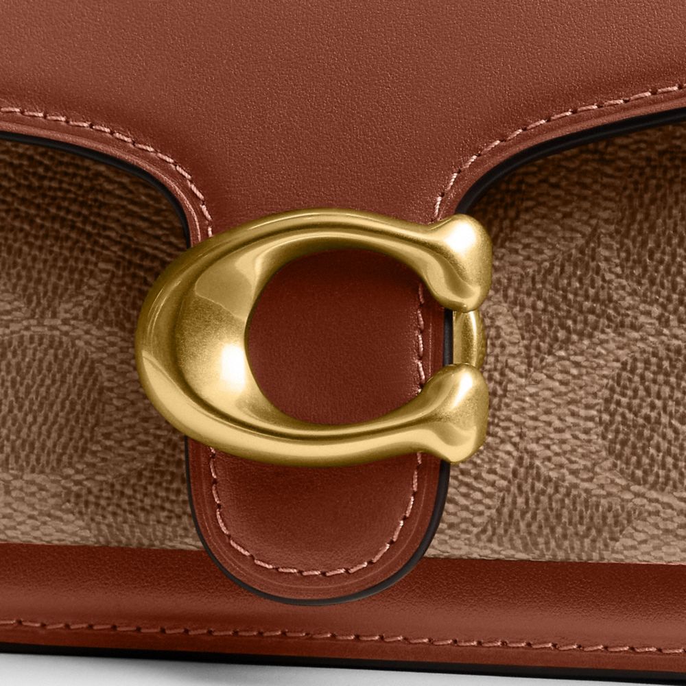 TABBY CHAIN CROSSBODY BAG 19 IN SIGNATURE CANVAS