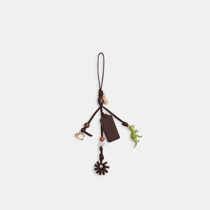 DINO HERITAGE LEATHER BAG CHARM