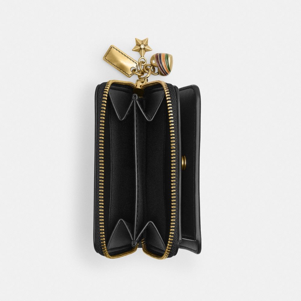 ESSENTIAL 掛件裝飾摺疊皮夾