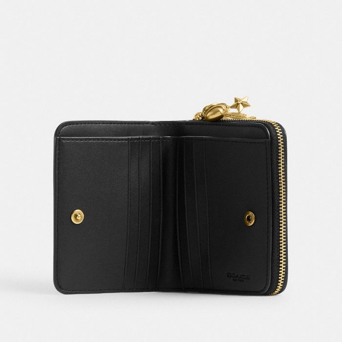 ESSENTIAL 掛件裝飾摺疊皮夾