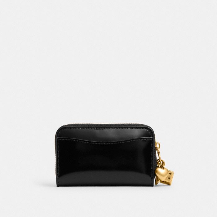 ESSENTIAL 掛件裝飾小號環繞式拉鍊皮夾