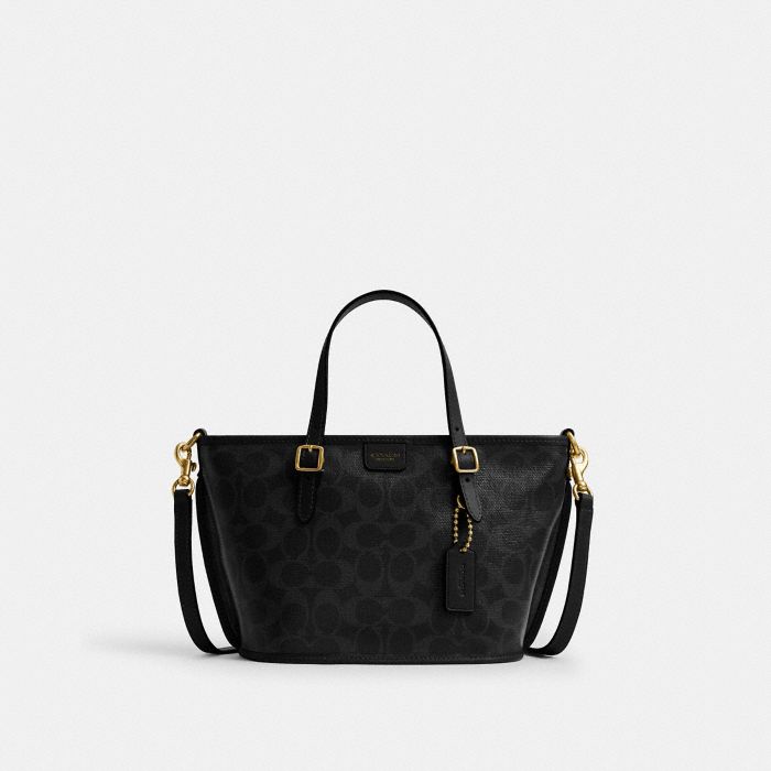 TAXI TOTE BAG 21 IN SIGNATURE CANVAS