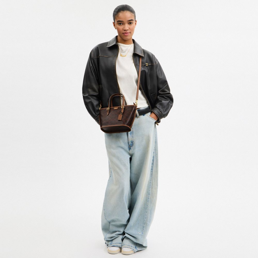 TAXI 21 經典 SIGNATURE 帆布托特手袋