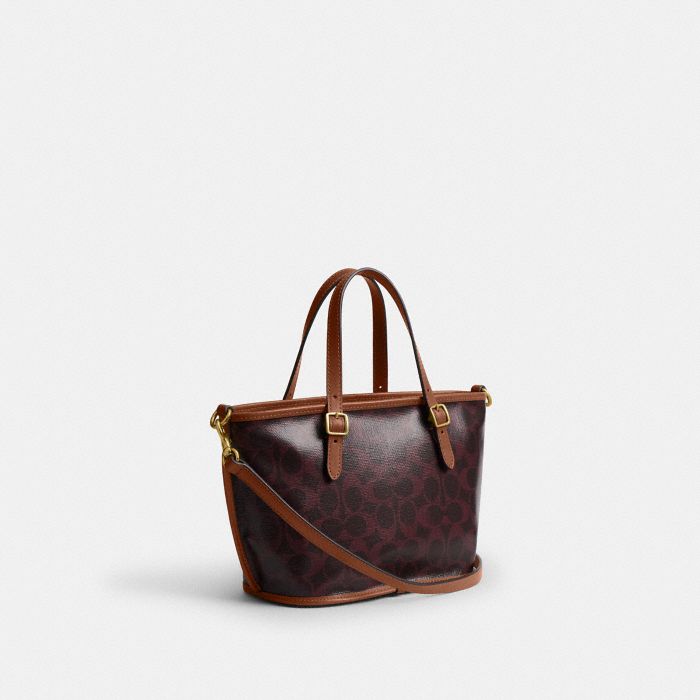 TAXI TOTE BAG 21 IN SIGNATURE CANVAS