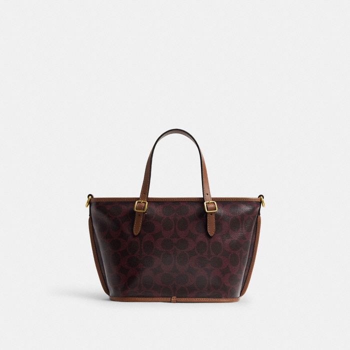 TAXI TOTE BAG 21 IN SIGNATURE CANVAS