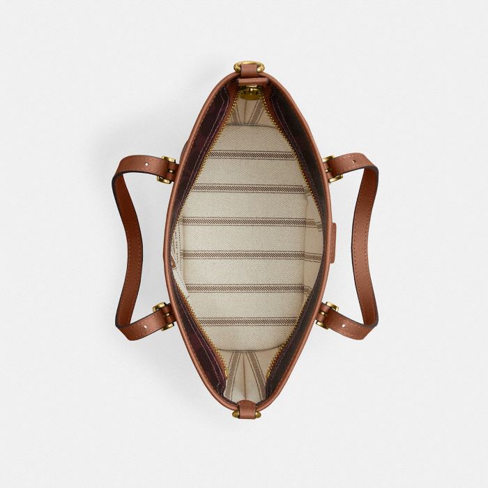 TAXI TOTE BAG 21 IN SIGNATURE CANVAS