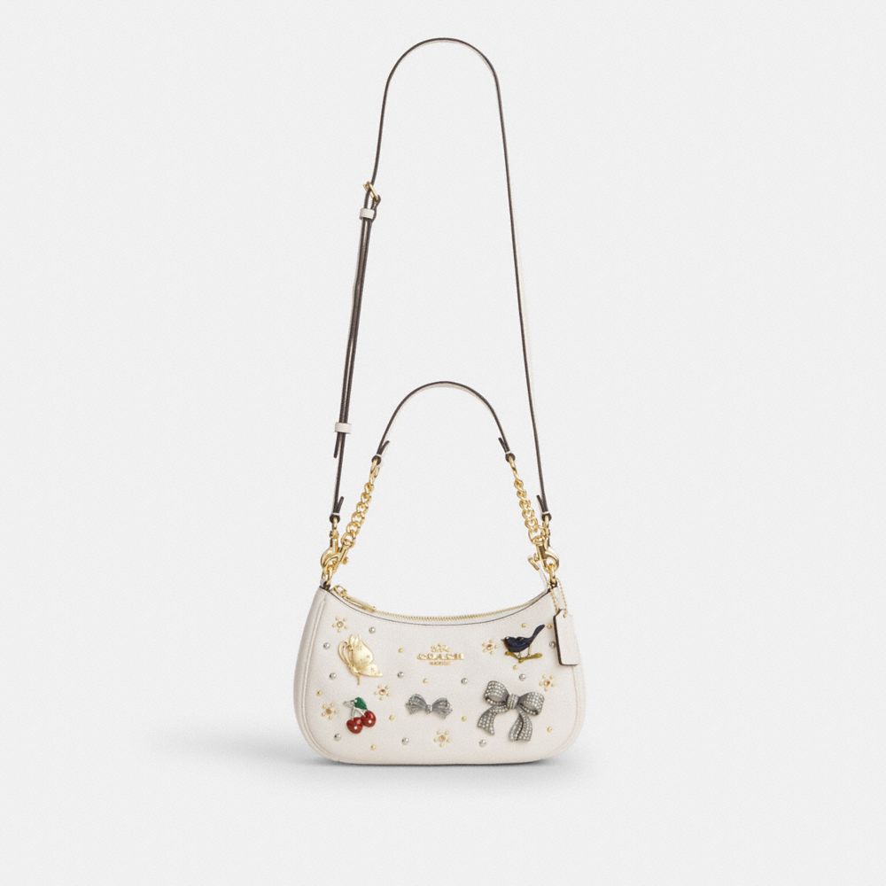 TERI SHOULDER BAG WITH PINS