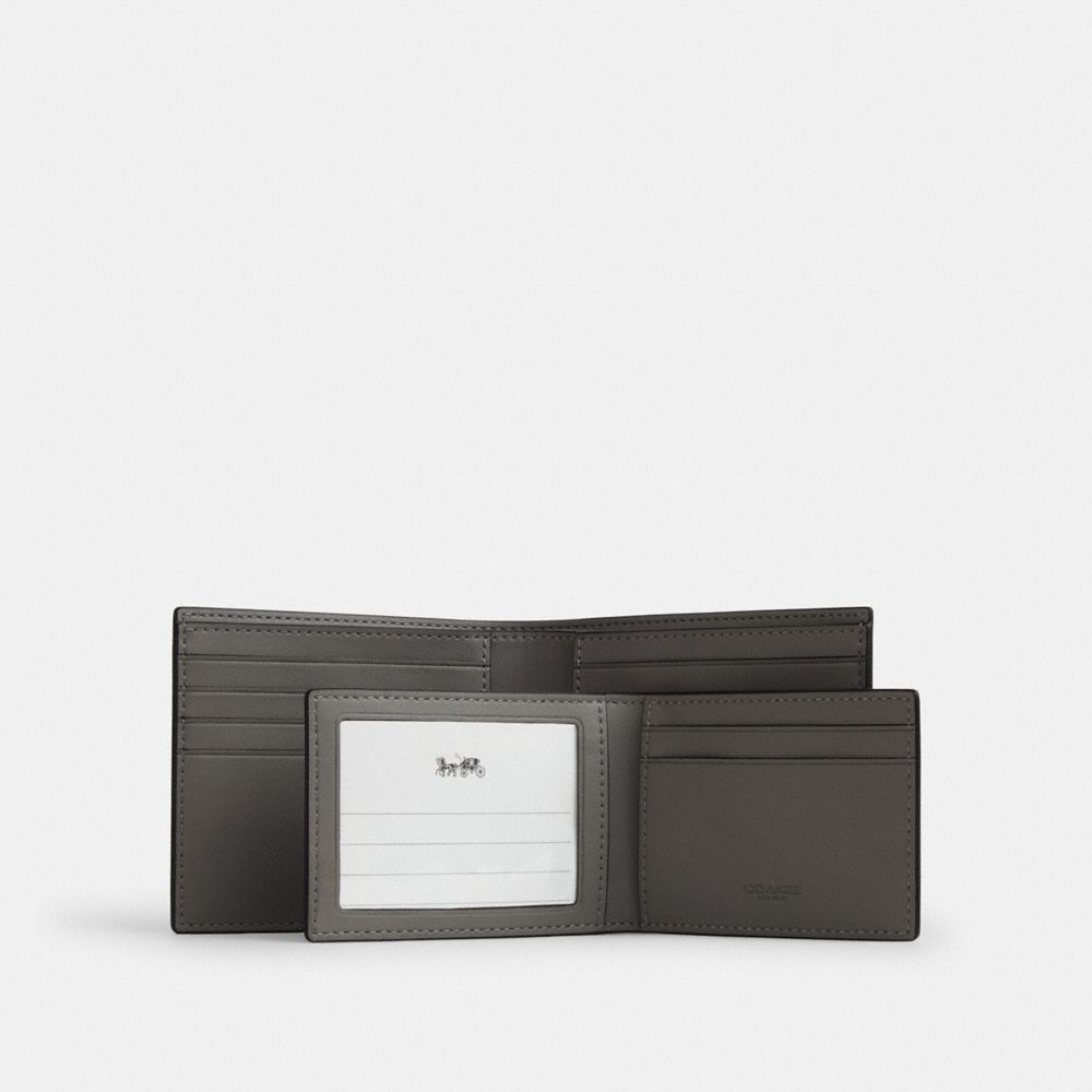 3-IN-1 WALLET IN SIGNATURE CANVAS WITH PATCHES
