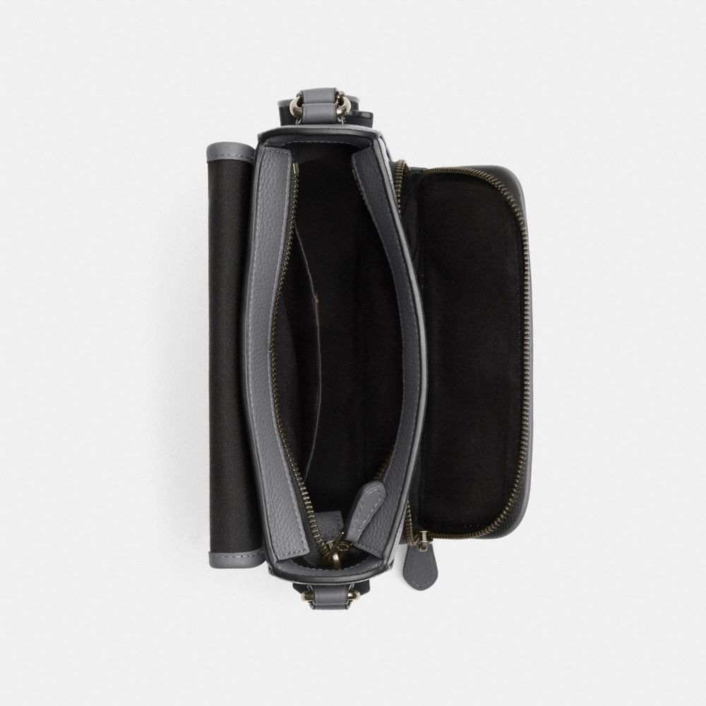 SULLIVAN FLAP CROSSBODY BAG IN MAXI SIGNATURE CANVAS WITH PATCHES