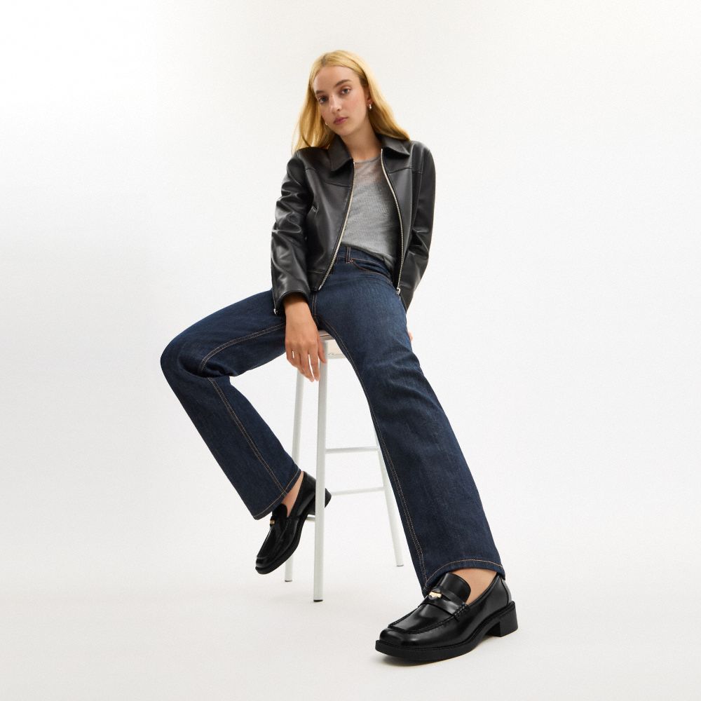 SQUARE TOE LOAFER