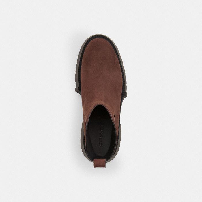 LEAH 厚底切爾西短靴