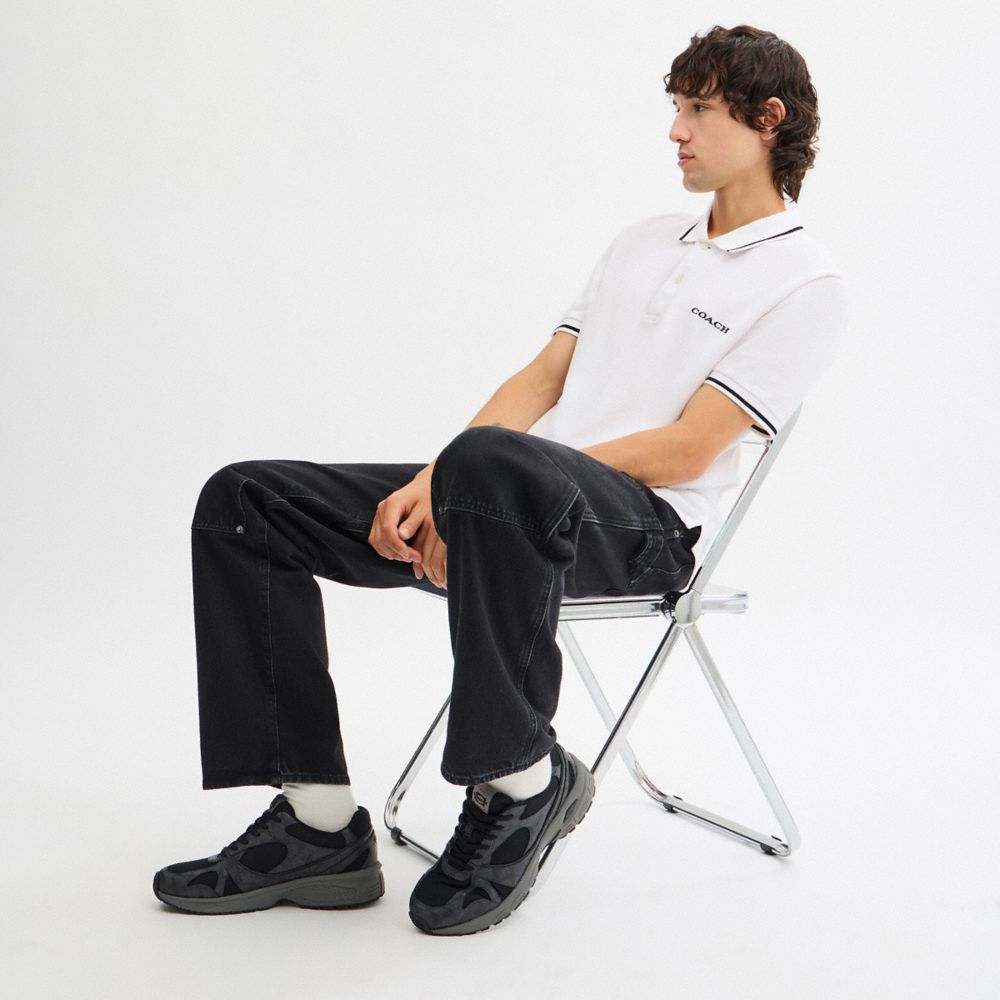SPORT SNEAKER IN SIGNATURE CANVAS